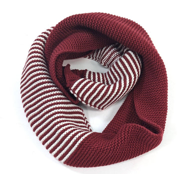 Pandji - Half & Half Double Snood - Dark Red