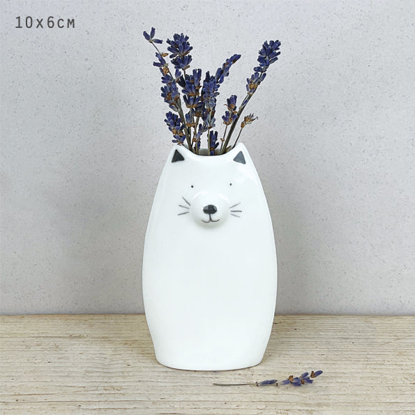 Large animal vase-Cat