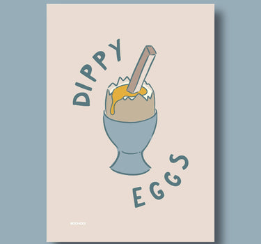 DIPPY EGGS BREAKFAST PRINT