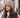 Solid beanie with pompom and sequins with lining: Taupe