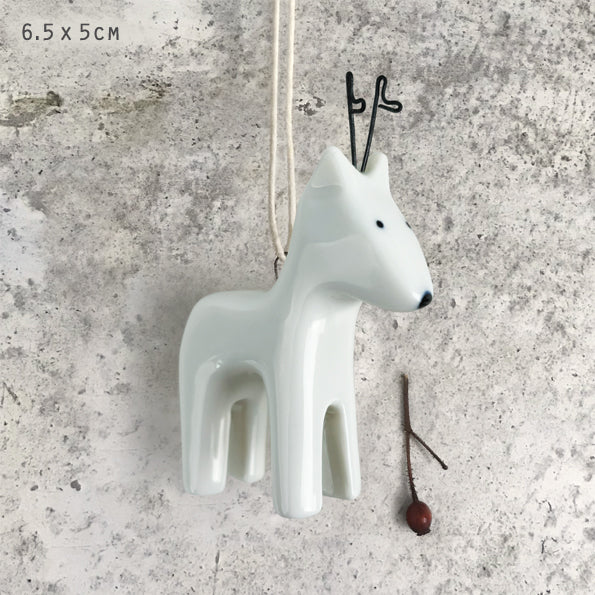 Porcelain hanger-Reindeer