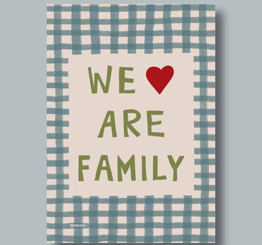 WE ARE FAMILY GINGHAM PRINT - 5 colour options