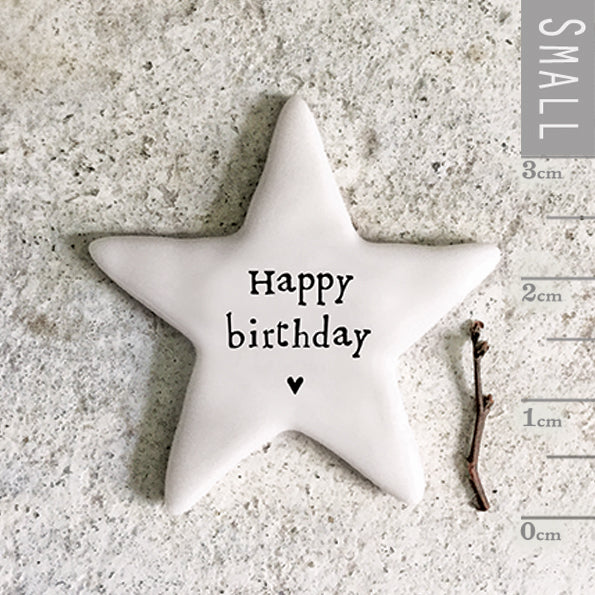 Tiny star token-Happy birthday