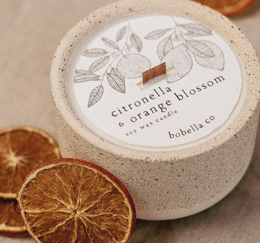 Citronella & Orange Blossom Soy Wax Candle