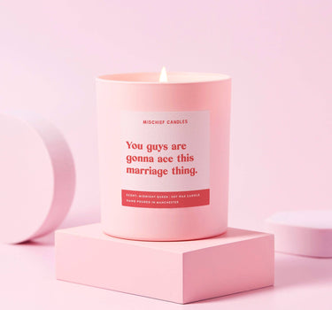 Wedding Gift Funny Wedding Candle Ace This Marriage Thing