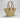 French Market Basket Straw Tote With Leather Handles