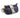 Navy vegan leather cross body bag