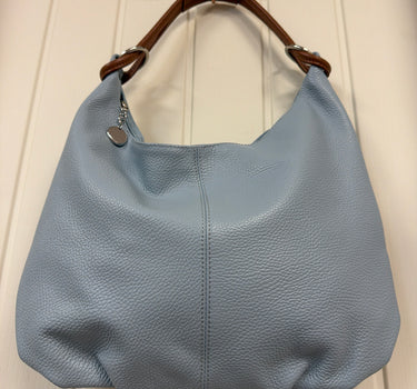 Leather Slouchy Hobo Bag