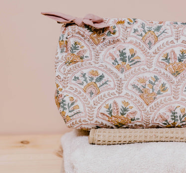 Hand Block Printed Wash Bags