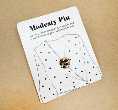 Modesty Knot Pin Brooch