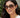 Women's Retro Cat Eye Oval Sunglasses With Floral Design