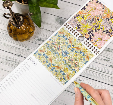 William Morris Slim Wall Calendar 2027