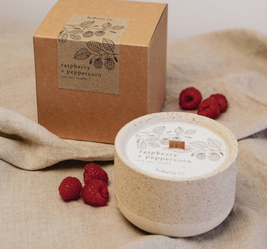 Raspberry & Peppercorn Soy Wax Candle