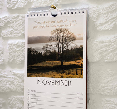Mindfulness Slim Wall Calendar 2027
