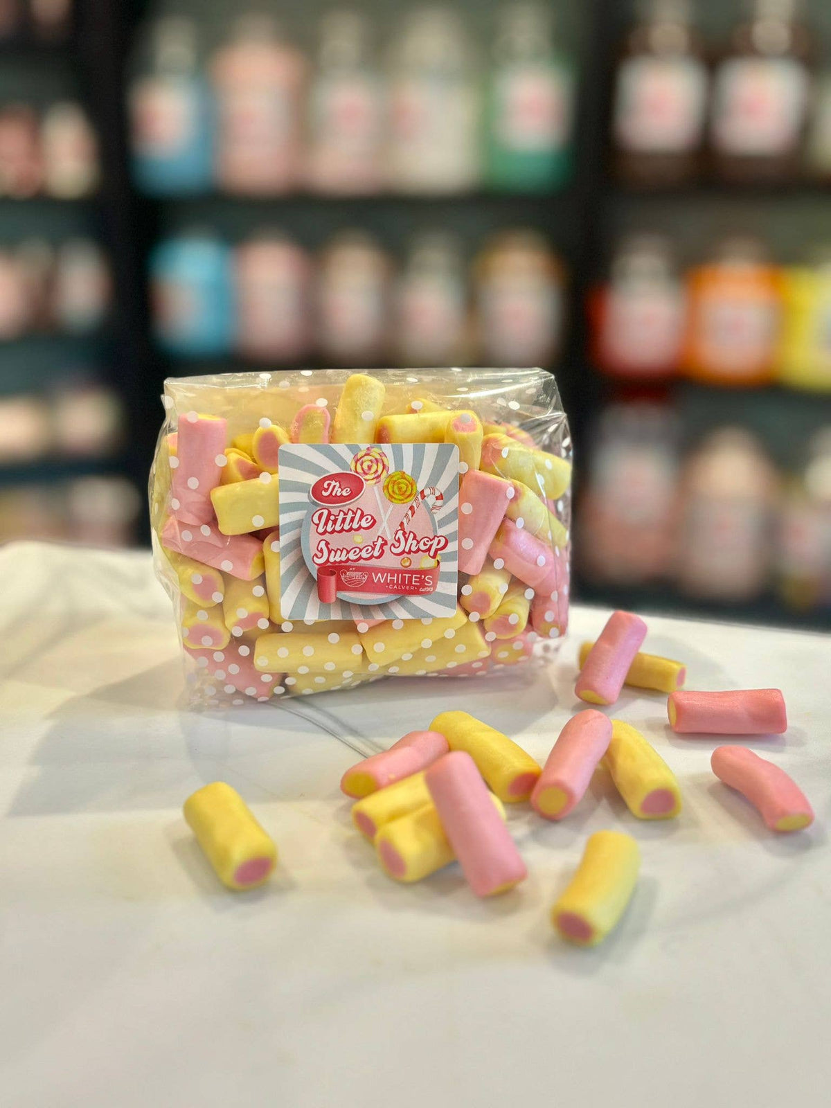 Rhubarb and Custard Sweet Bag 250g