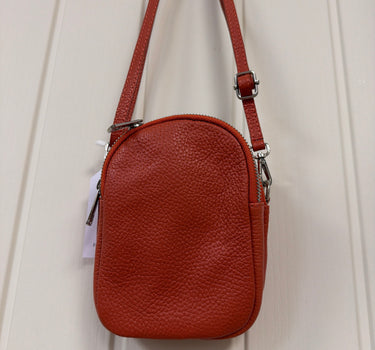 Leather Small Two Compartments Crossbody Bago