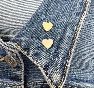 Modesty Heart Pin Brooch
