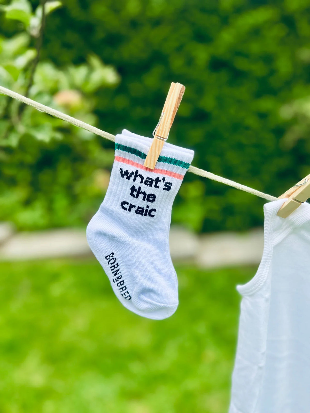 What&#39;s The Craic Baby Socks | Born &amp; Bred