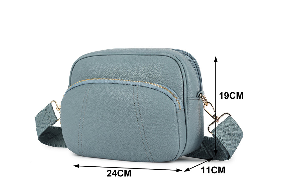 Front zip camera bag