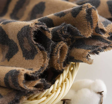 Scarvii - Leopard Print Warm Scarf