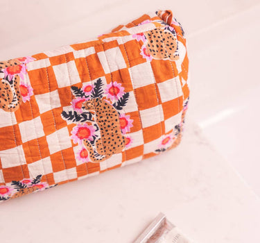 Gingham Wash Bags