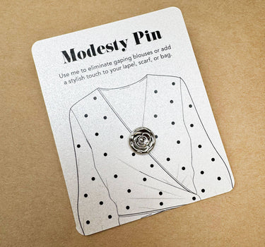 Modesty Rose Pin Brooch