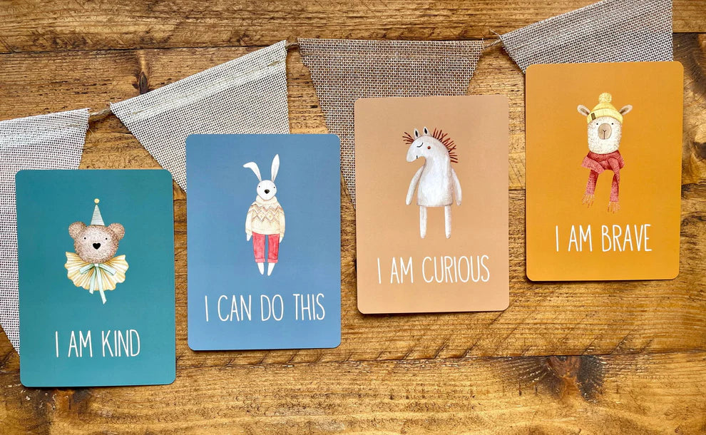 Affirmation cards for kids...confident and colourful