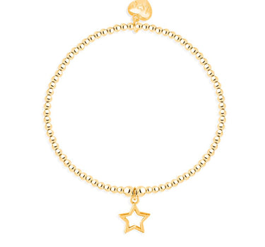 EFY Open star bracelet in gold