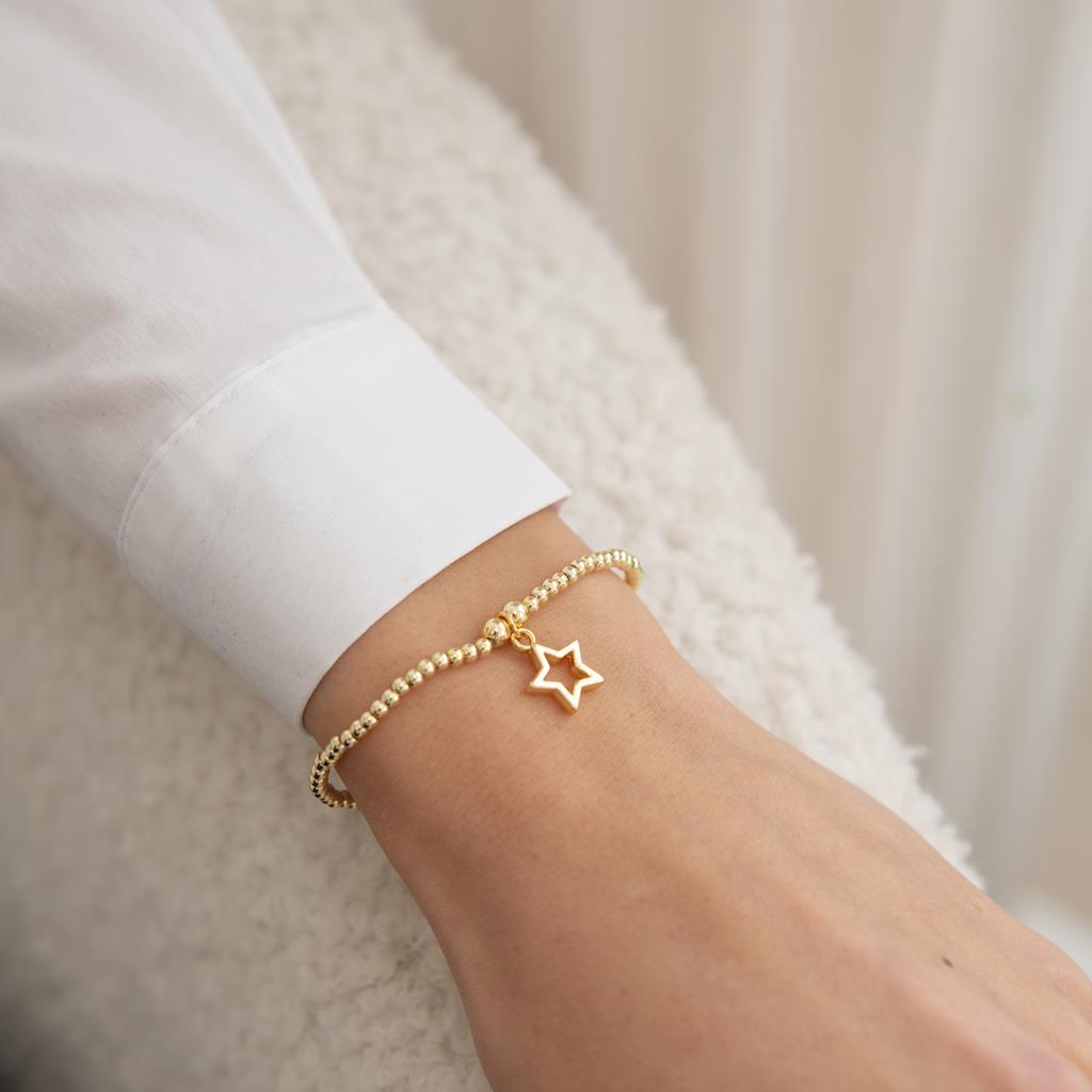 EFY Open star bracelet in gold