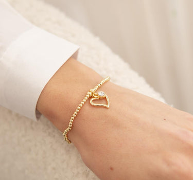 EFY Open heart bracelet in gold