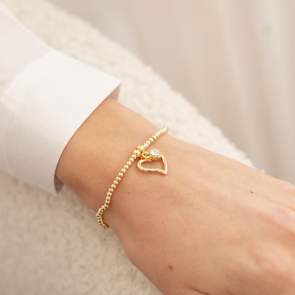 EFY Open heart bracelet in gold