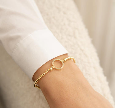 EFY Open circle bracelet in gold