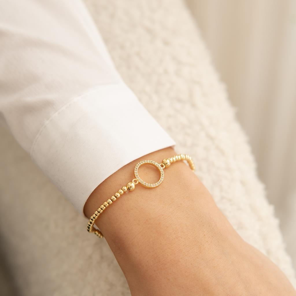 EFY Open circle bracelet in gold