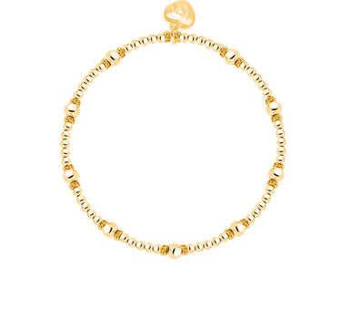 EFY Rhinestone rondelles bracelet in gold