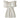 White Ceramic Bow Vase Sml