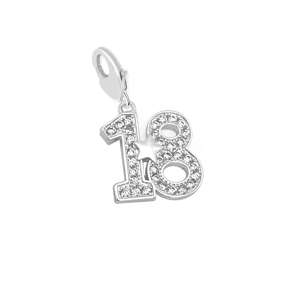 Number 18 charm