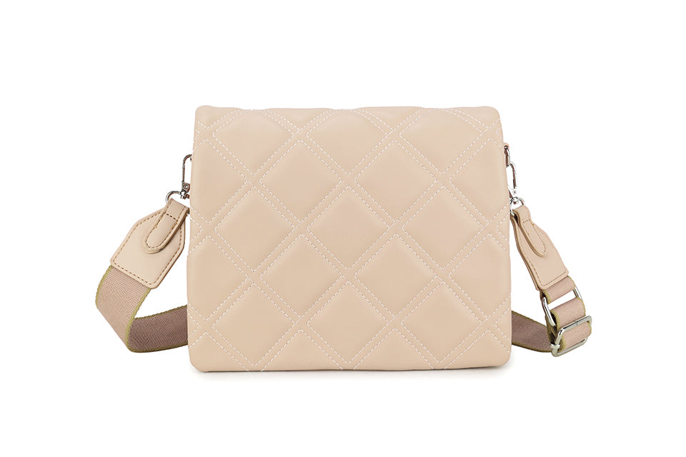 square quilted bag
