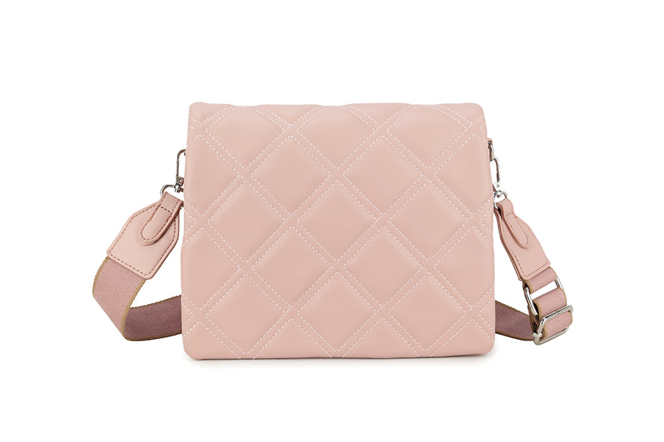 square quilted bag