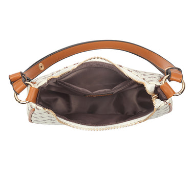 Patterned shoulder bag