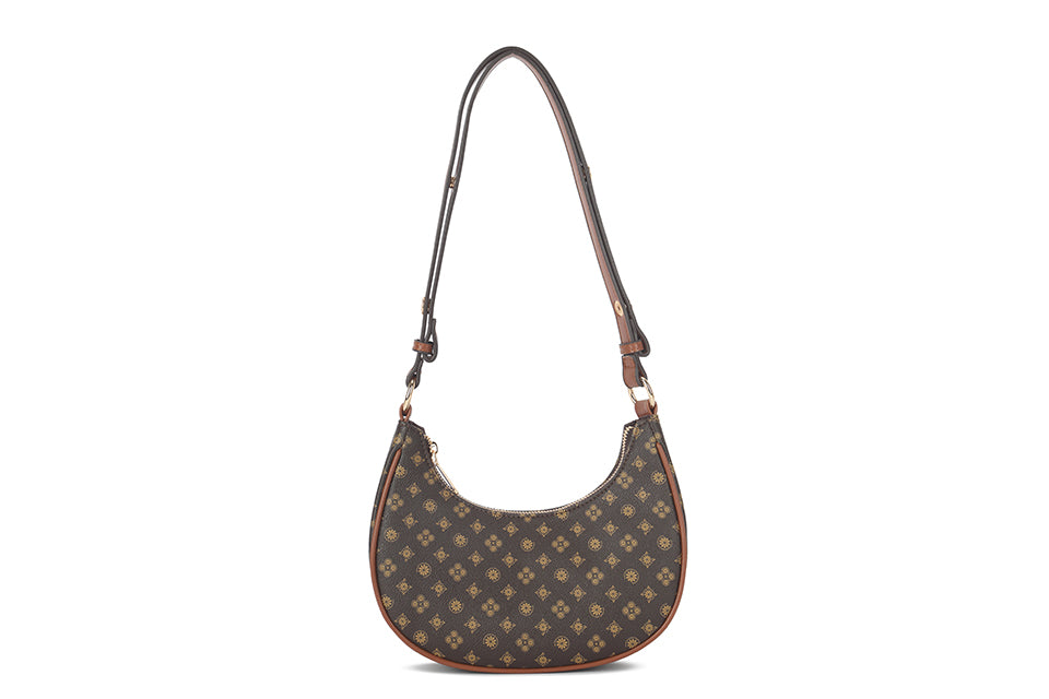 Patterned shoulder bag