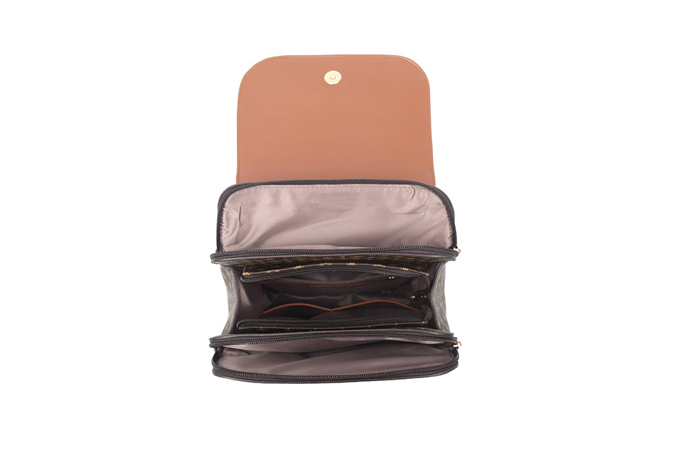Patterned backpack