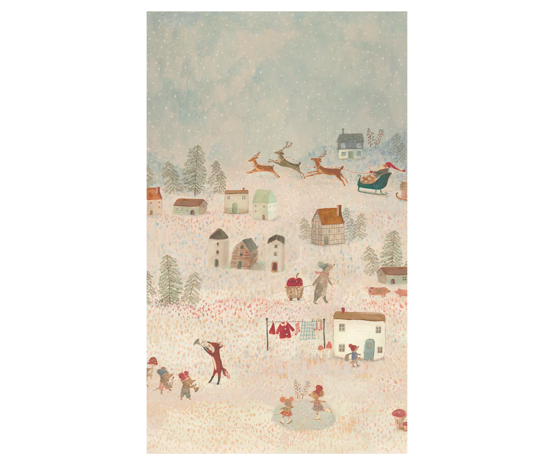 Gift wrap, 10 m - Santa is coming
