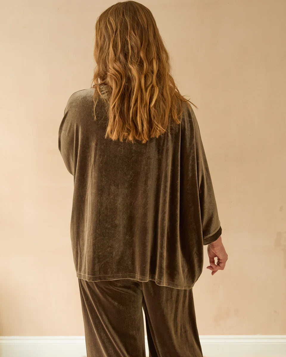 Erin Top | Velvet | Truffle