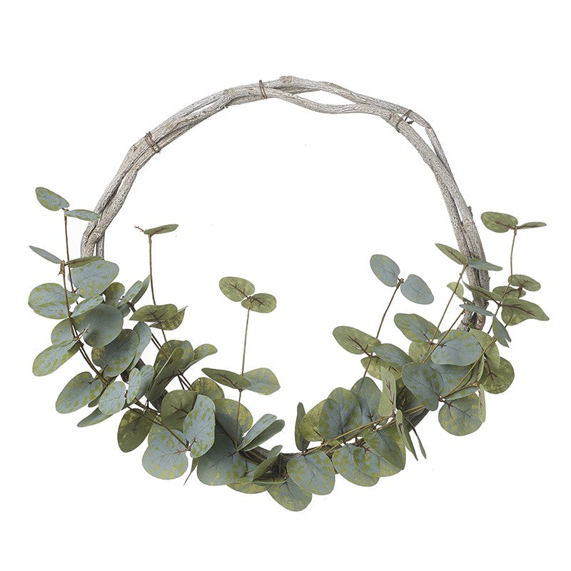 Simple Eucalyptus &amp; Twine Wreath