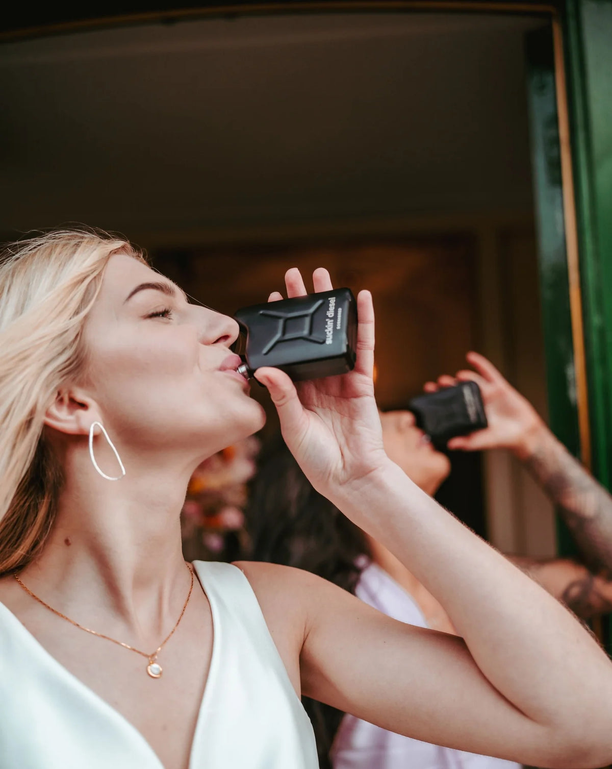 &#39;Suckin&#39; Diesel&#39; Jerry Can Hip Flask | Born &amp; Bred