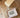 Hand painted breton stripe soap dish - brick