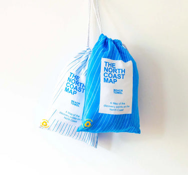 North Coast Map - Beach Towel