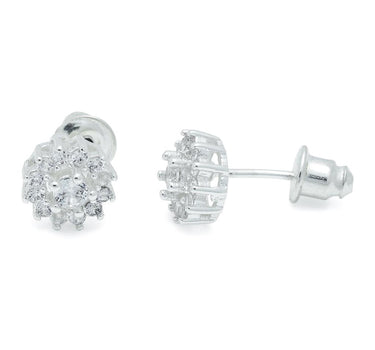 Royal CZ silver studs