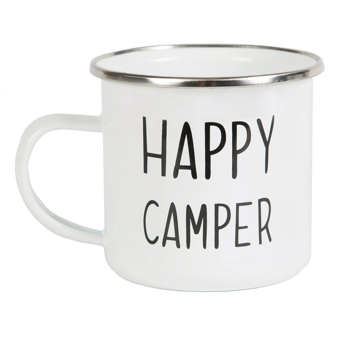 Happy Camper Enamel Mug