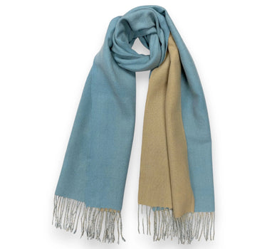 Premium Two-Tone Cashmere Blend Winter Scarf